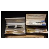 NOS Pen Sets- Anson, Bradley, Centennial, Royal