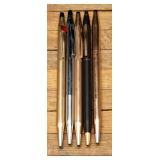 Cross Ballpoint Pens- Black & 14K Gold Filled +(5)
