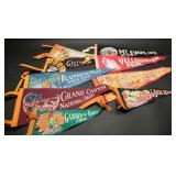 Small Vintage Vacation Destination Pennants (9)