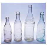 Embossed Soda & Water Bottles-Hygrade, Seretto+(4)