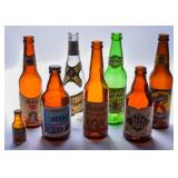Paper Label Beer Bottles- Acme, Denver, Coors+(9)