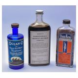 Apothecary Tonic Bottles w/ Boxes, Sarsaparilla +
