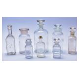 Wheaton & Whithall Druggist Bottles + (8)