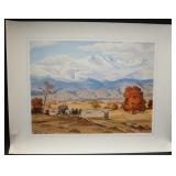 Alfred Wands Stage Coach Colorado Mountains Print