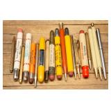 Vtg Mini & Advert Bullet Mech Pencils & Pens (19)