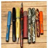 Vintage Fountain Pens & Nibs 14K + (9)