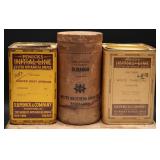 Vtg. Pharmaceutical Apothecary Powders (3)