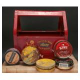 Vintage Amsco Shu-shine Bank With Supplies
