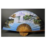 Hand Painted Decorative Chinese Wall Art Fan