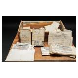 1800s Bent County State Of Colorado Bank Coupons