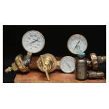Smith, Victor, & USG Welding Regulator Gauges