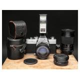 Minolta SRT 100X Camera & Case