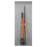Ridgid Post Hole Digger & Pencil Point Digging Bar