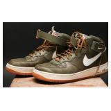 Nike Air Force I 2014 Olive/Sail Wm Size 8.5