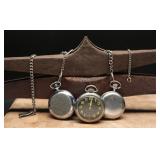 Vintage Pocket Watches, Marnna USSR, Westclox  (3)