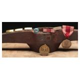 Vtg. Army Bars & WWII Good Conduct Medals