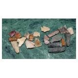 Native American Arrowhead and Drill Parts