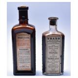 Antique Quackery Traxo Medicine Pair (2)