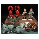 Enesco & Hallmark Salt & Pepper Shakers (10)