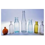 Antique Food Bottles- Price, Sylmar, Curtice + (7)