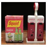 Squirt & Coca-Cola Salt & Pepper Shakers (2)