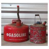 Vintage Galvanized Gasoline Cans (2)