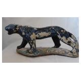 Concrete Art Jaguar Sculpture