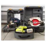 Ryobi Laser Corded Power Tools- Jig Saw + (3)