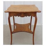 Vintage Solid Oak End Table