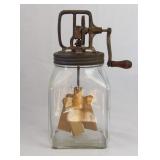 4 Quart Glass Butter Churn- Dazey Style