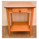 Blonde Maple Look End Table