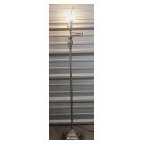 Chrome Swing-Arm Floor Lamp