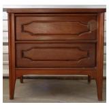 Walnut 2-Drawer Night Stand- 60