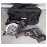 Craftsman Trim Saw & Recipricating Saw +