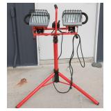 Utilitech Tripod Mount Dual Halogen Work Lights
