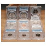 PCGS Graded American Coins Kennedy & More (9)