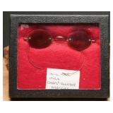 Civil War Era Amber Sharp Shooter Glasses 1860