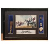 Encased Civil War Collectible Memorabilia