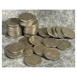 Buffalo Nickels - Assorted Dates & Condition (50)
