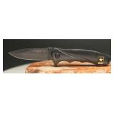 Folding Tactical Knife With Army Logo