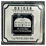Geiger .999 Fine Silver 10g Bar (2)