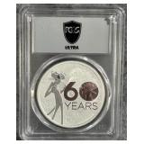Pink Panther Commemorative 999 Silver MS 70 Coin