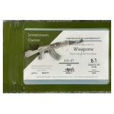 Unique Sterling Silver AK-47 Collectible 8.7g