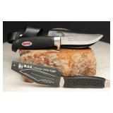 Two Fixed-Blade Utility Knives For Outdoor Use