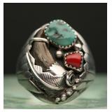 Sterling Silver Ring, Size 10.5, 21.70g