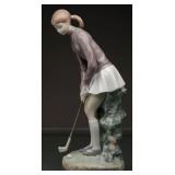 Lladro Girl Golfer Figurine, #4851