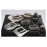 Silver Belt Buckle Pieces