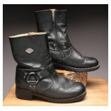 Harley-Davidson Womenï¿½s Leather Boots, Size 8