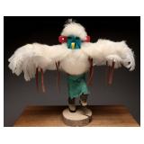 Handcrafted Wooden Eagle Kachina Doll