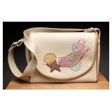 Florida Keys Handbag With Seashell Embroidery